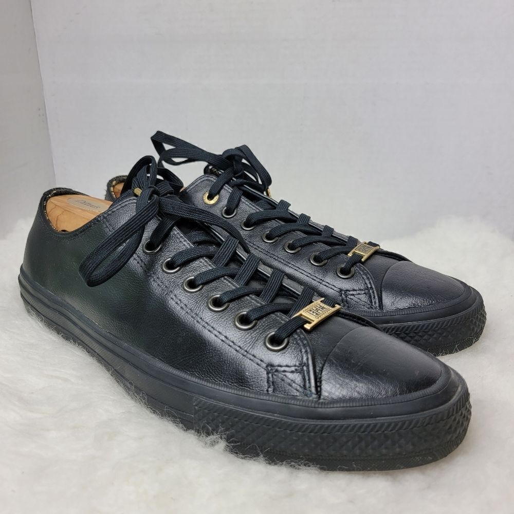 Converse All Star Black History Month BMH Leather Mens Sneakers Shoes Size 10.5